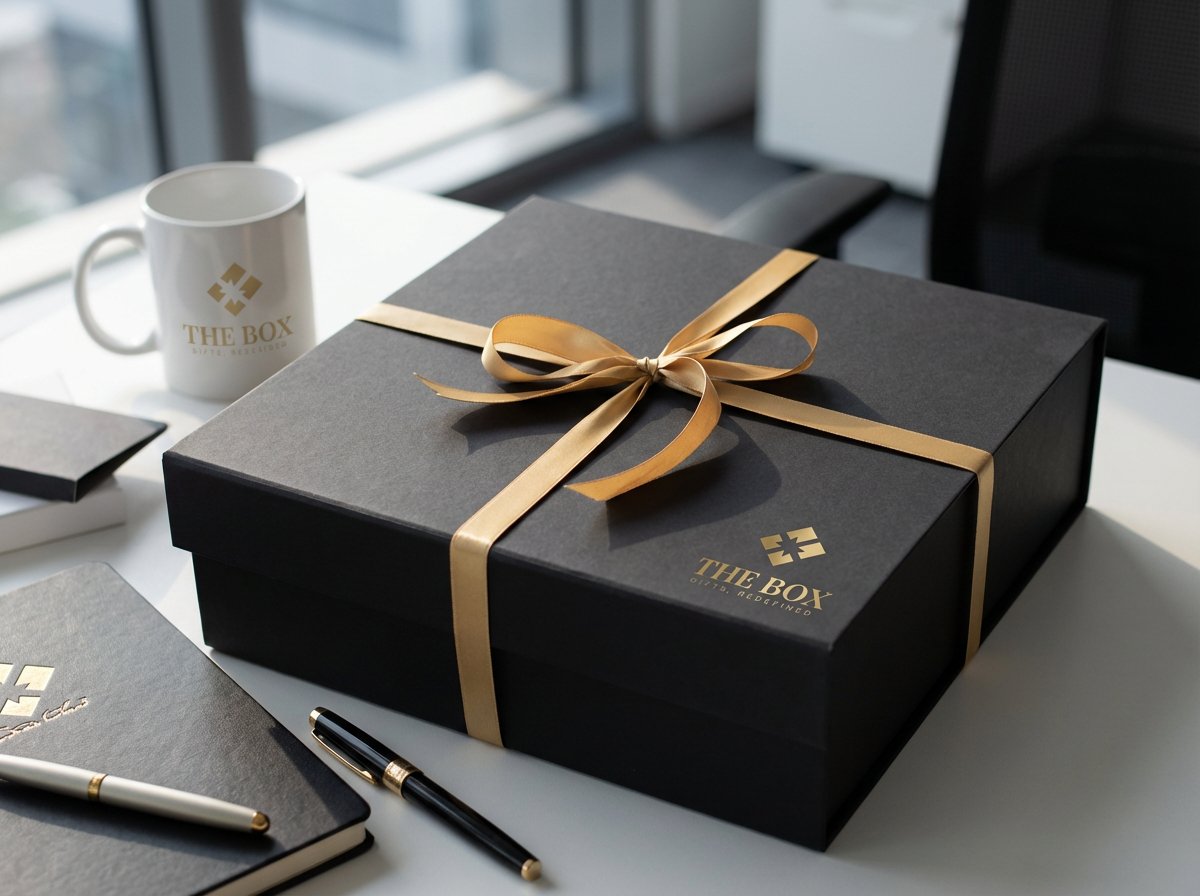 Premium branded corporate gift box by The Box