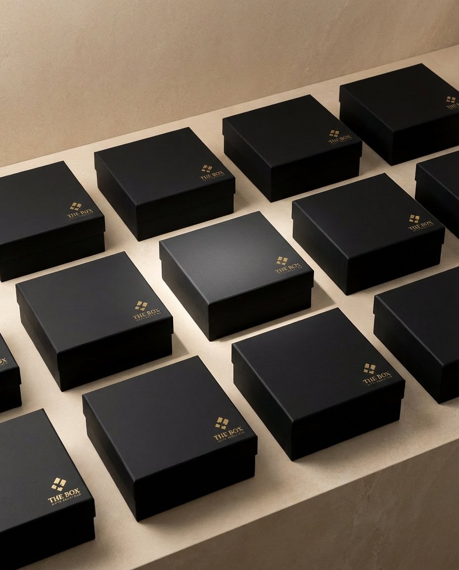 Custom packaging design for corporate gifting campaign